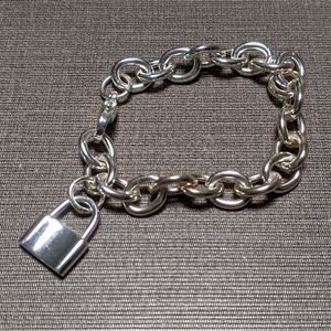 Stainless Steel "Lock" Bracelet